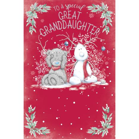 Special Great Granddaughter Me to You Bear Christmas Card £1.89